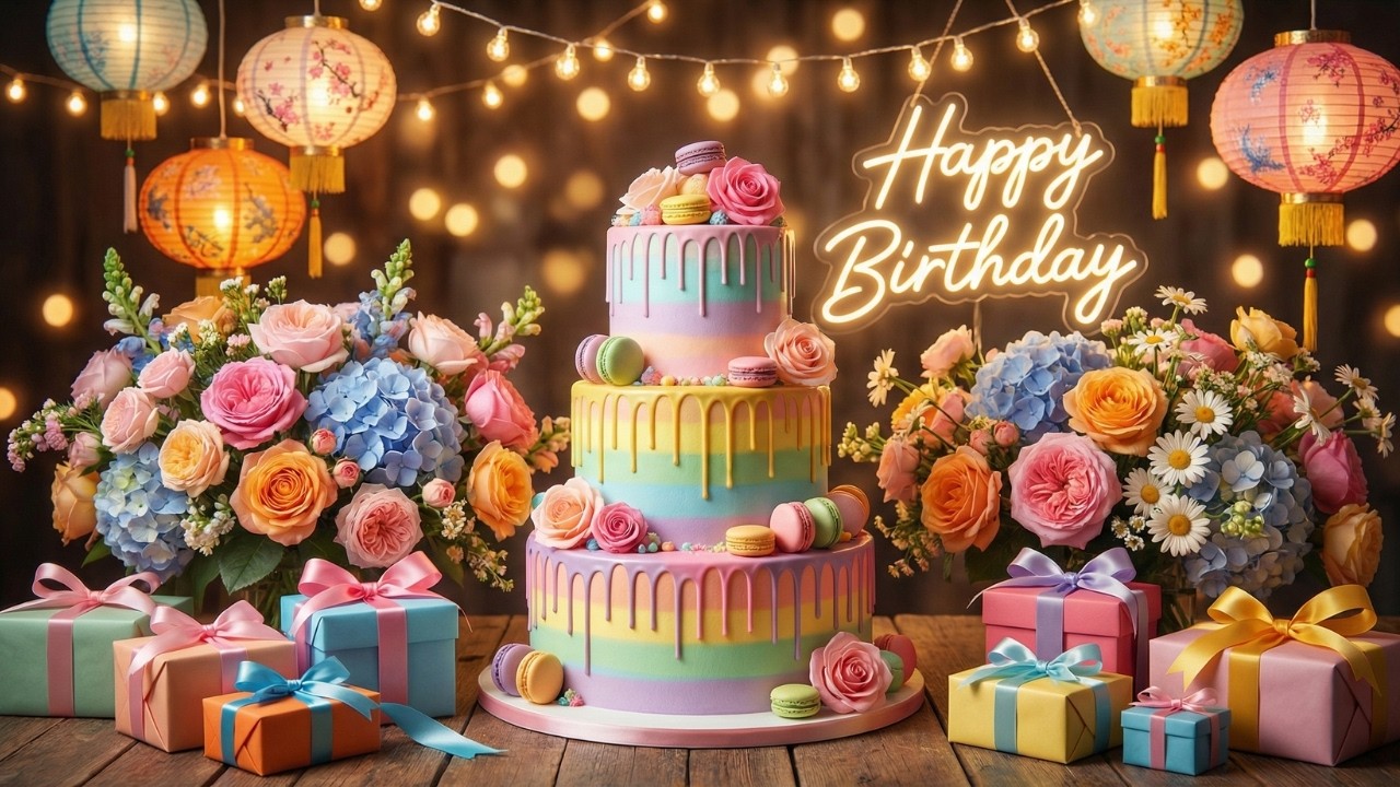 Happy Birthday To You 🎂 (5 Minute Long Version & Party Background Music)