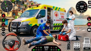 Ambulance City Rescue Simulator 3D Game 911 Us Emergency Ambulance -In Brazil #part 1 screenshot 1