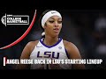 ANGEL IS BACK 🐯 Angel Reese starts for the LSU Tigers after 4-game absence | ESPN College Basketball