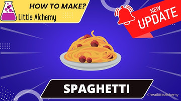 How To make Spaghetti In Little Alchemy  | Full Walkthrough |Hints | Cheats