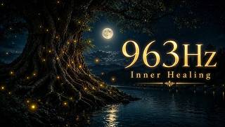 Peaceful Night Windmill Field Footage | 741Hz Tone Frequency for Full Body Relaxation