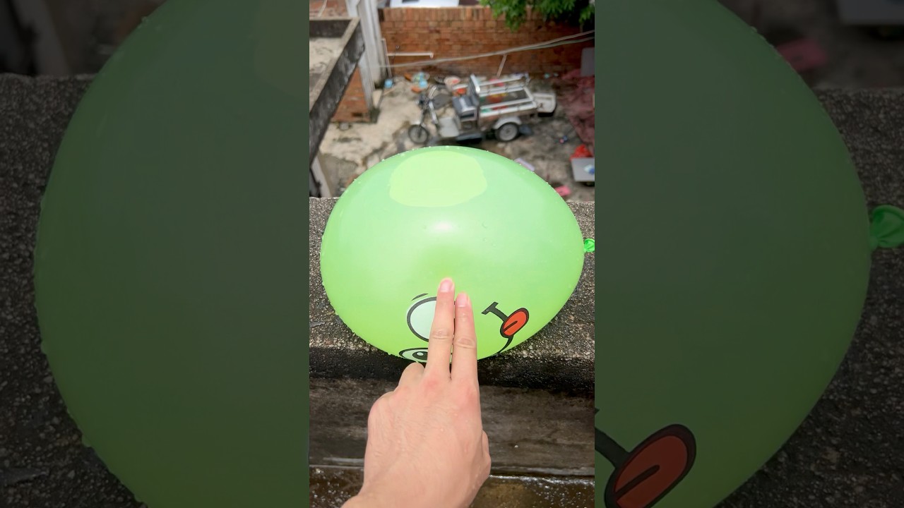 Water Balloon Drop Test – Gravity Wins!💧 