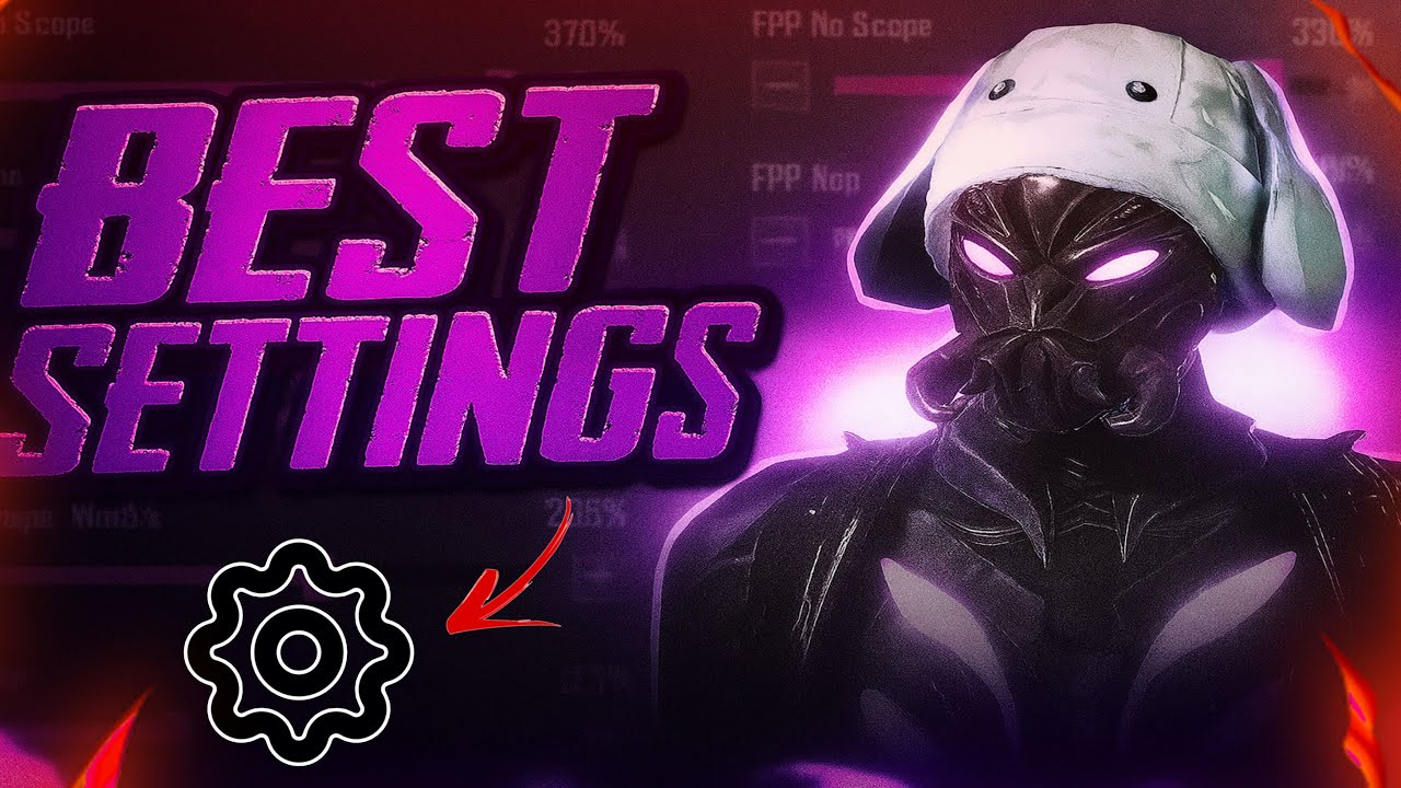 Best PUBG Mobile Settings 2025!🔥 No Recoil + 4 Finger Claw + Gyroscope