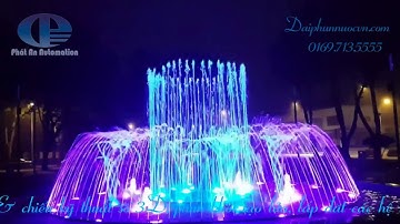Nhạc nước nghệ thuật,  phun nước theo nhạc Sia cheap thrills