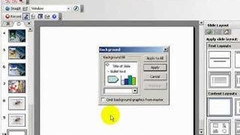 Using PowerPoint Slides In Windows Movie Maker