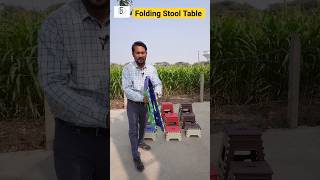 Folding Stool Table #shorts #foldingstool #foldingtable #table #furniture 9925964760