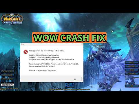 Fix WoW 3.3.5a Crashes in 2 Minutes (LAA + Cache Guide)