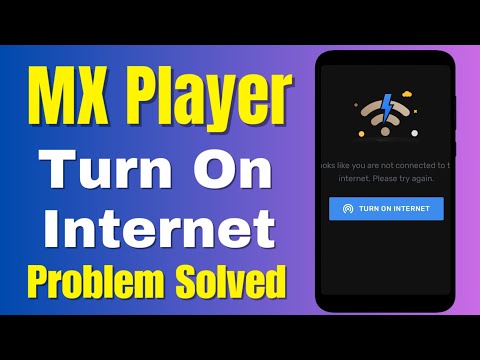 MX Player Turn On Internet Problem Solve | MX Player App No Network Problem Solved