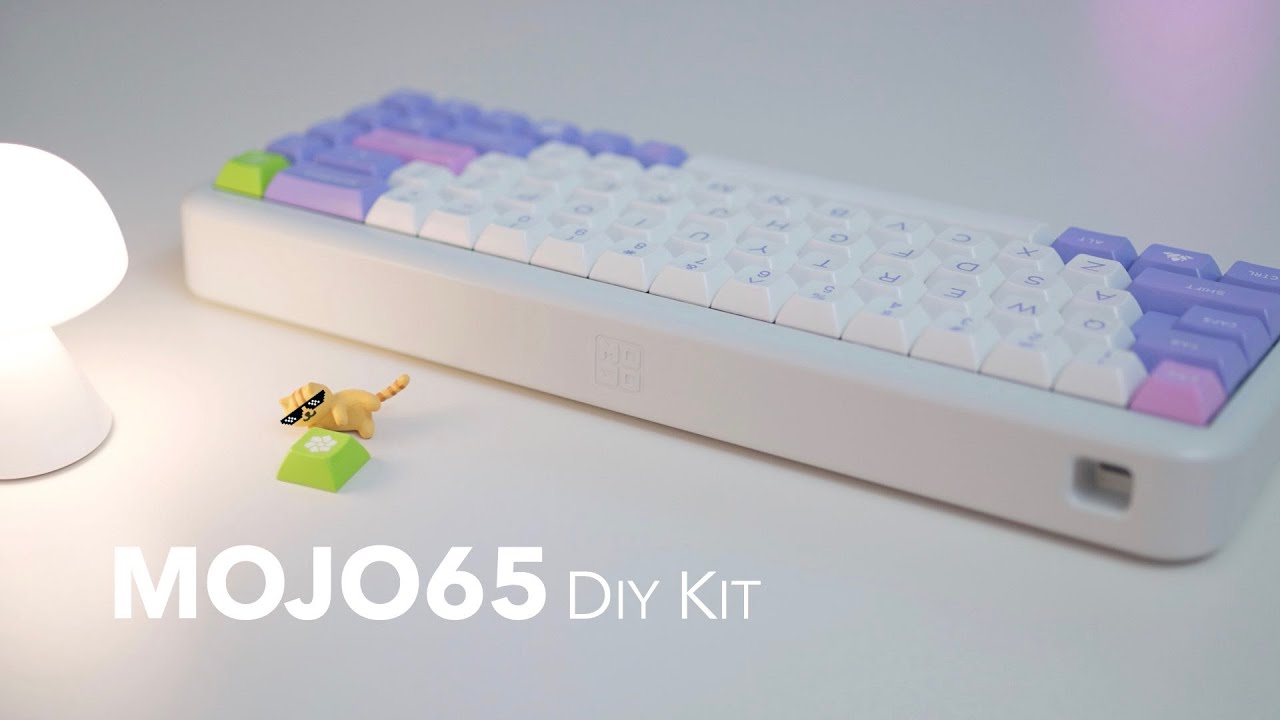 MelGeek MOJO65 DIY Kit Build & Typing Sounds (Gateron Ink Blacks, DSA Hana Keycaps)