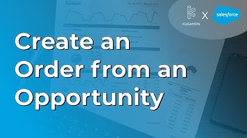 Create an Order from an Opportunity #cpq #salesforce