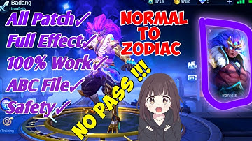 Script Badang Ironfist (Normal) to Leo (Zodiac) | Fix Bug + Full Effect | Hera