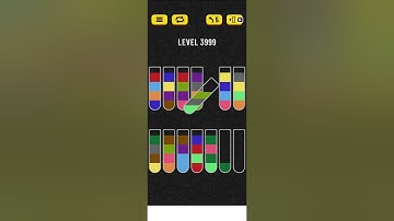 water sort puzzle level 3999
