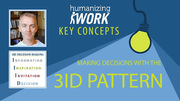 Making & Communicating Decisions in Uncertainty with the 3ID Pattern | Humanizing Work Show