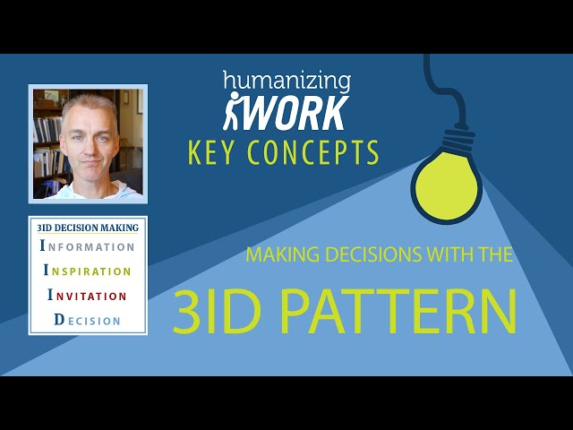 Making & Communicating Decisions in Uncertainty with the 3ID Pattern | Humanizing Work Show