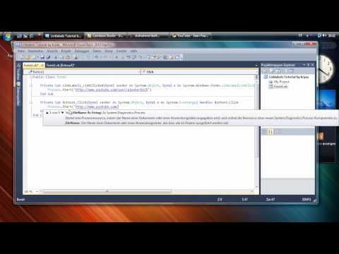 Visual Basic 2010 | Linklabels Tutorial3# | by kryaa