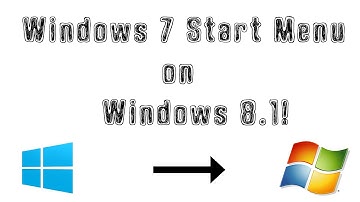 How to get Windows 7 start button on Windows 8.1!
