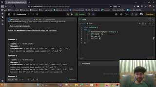 LeetCode 1221 | Split a String in Balanced Strings | C++ Solution