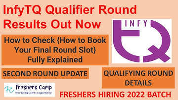 InfyTQ Qualifier Round Results Out Now I How to Check I How to Book Your Final Round Slot