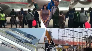 Details Check Out How Cardi b Arrived In Her Private Jet @ The Airport & Stage Set-up For Tonight's Concert Guide