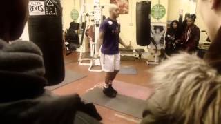 BT Sport VT on Street League Academy visit to Leon McKenzie's gym