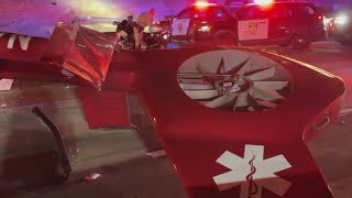 Roadways reopen after medical helicopter crash on Highway 50