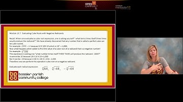 13 7A Evaluating Cube Roots with Negative Radicands