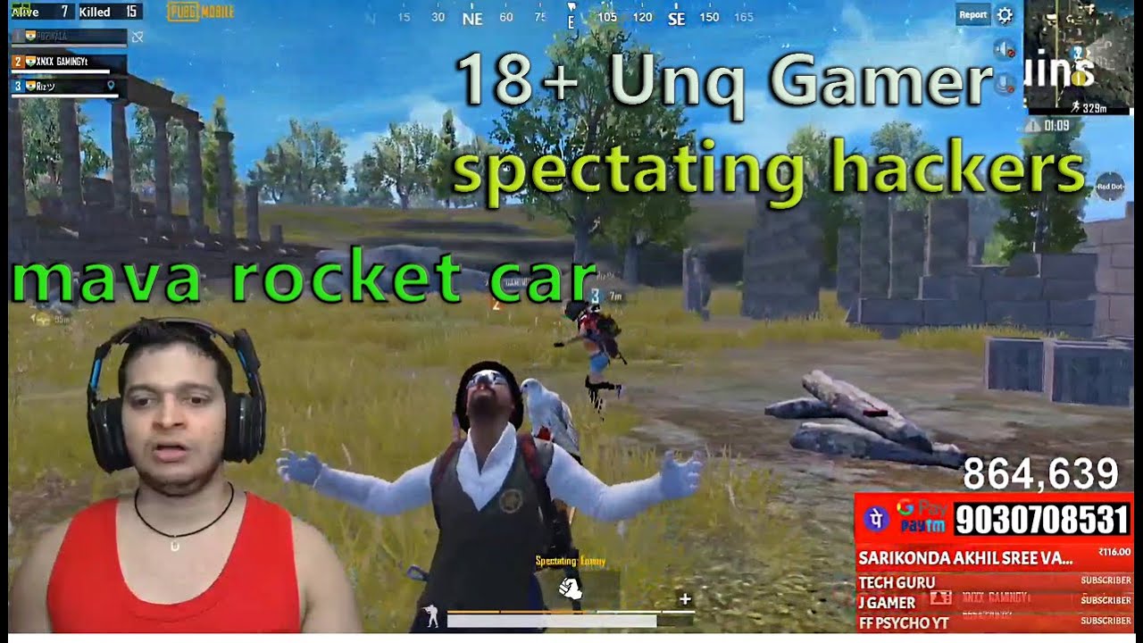 Strictly 18+ Unq Gamer Spectating Hackers |Mava Rocket car
