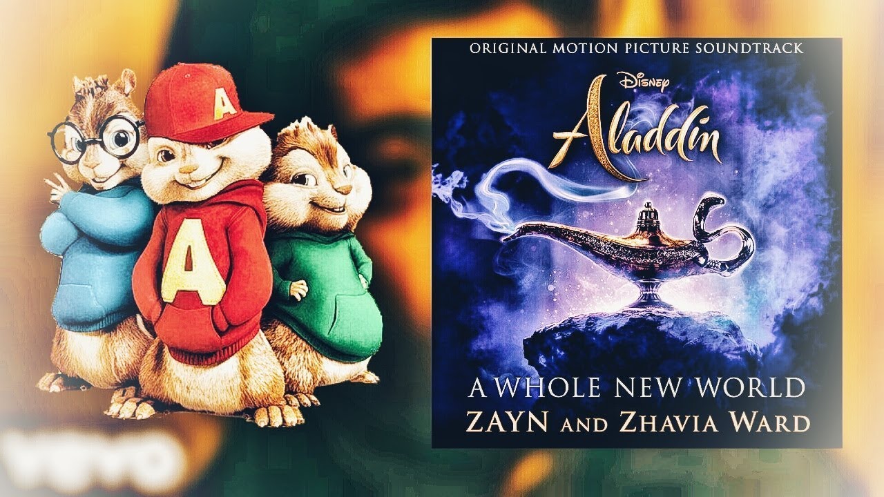 ZAYN ~ A Whole New World ft.Zhavia Ward ~ Chipmunk Version