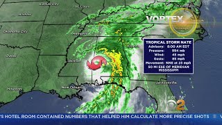 The Latest Tracking On Tropical Storm Nate