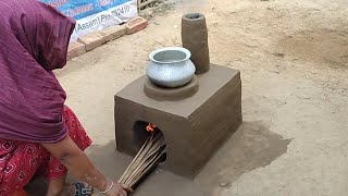 How to make Stove । Diy mud kitchen। umme Village Kitchen #viral #shortsfeed #chulha