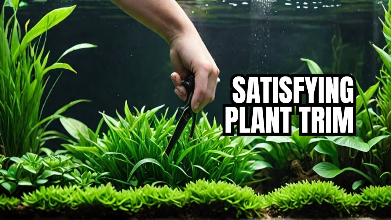 Overgrown Aquarium Plant Trim ✂️ Satisfying Aquascape Transformation!