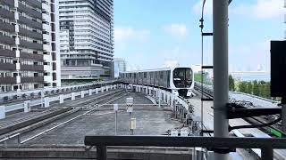 ゆりかもめ7300形第3編成　豊洲駅発車