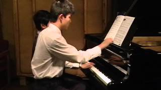 Vincent Lin and Timothy Dang play David Karp Afternoon Stomp