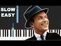 Frank sinatra  fly me to the moon slow easy piano tutorial