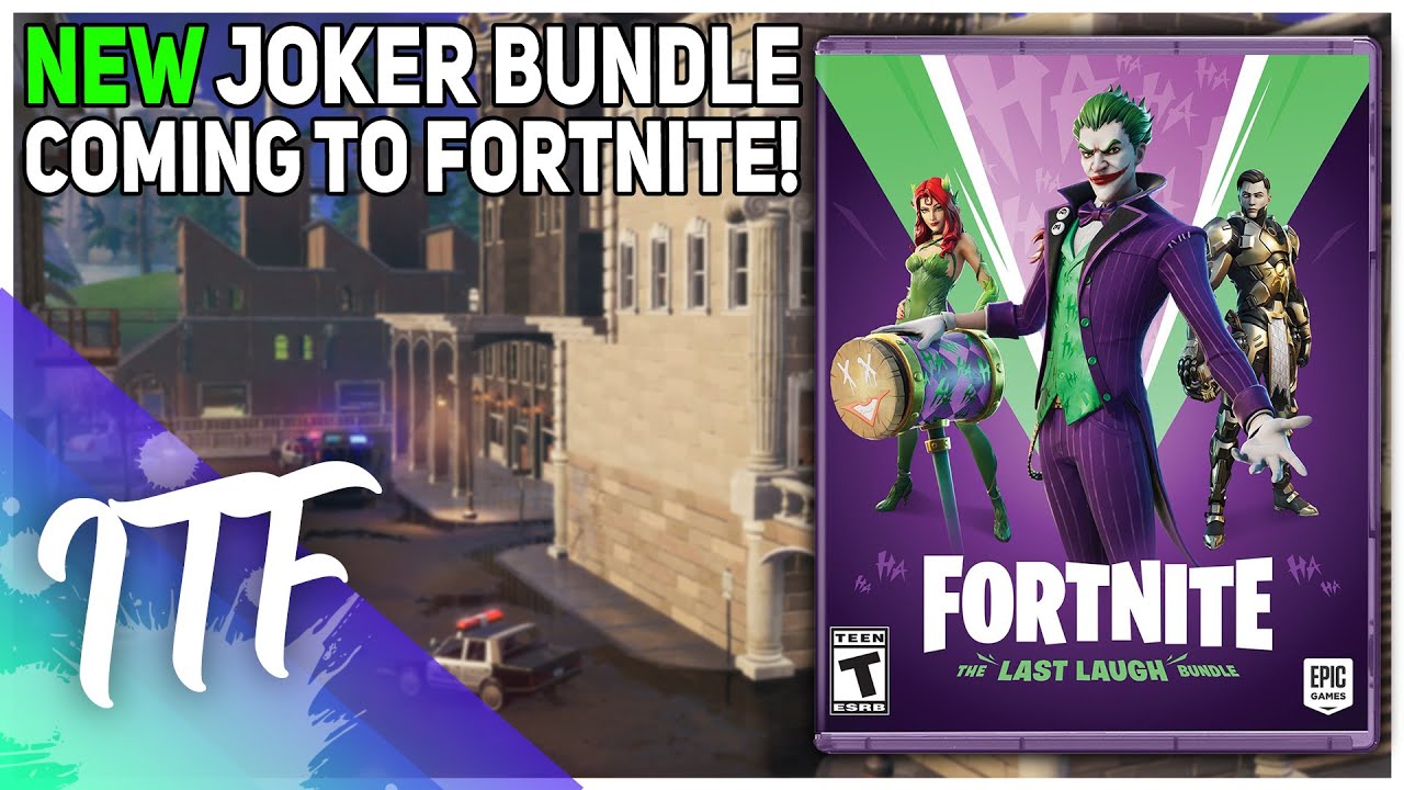 New Joker Bundle Coming To Fortnite Fortnite Battle Royale Youtube