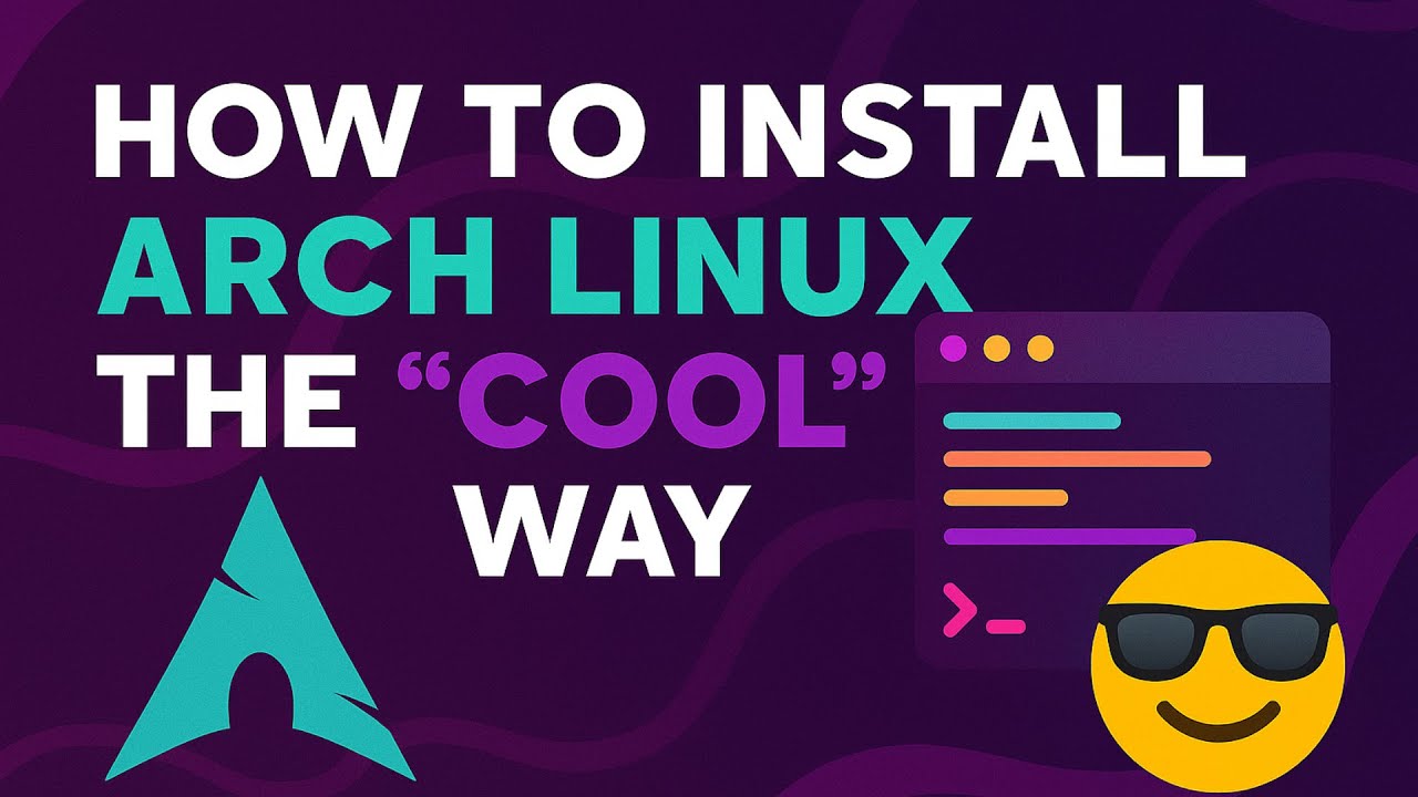 How To Install Arch Linux The "COOL" Way - YouTube