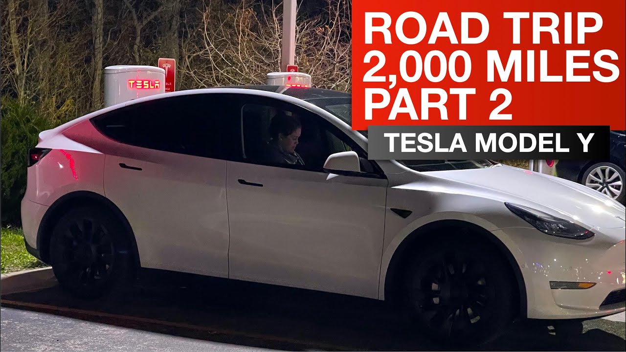 Tesla Model Y Road Trip 2,000 Miles Part 2 YouTube