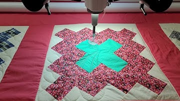 HQ Pro-Stitcher: Learn to use Area to stitch in the ditch and skew a design in an irregular block.