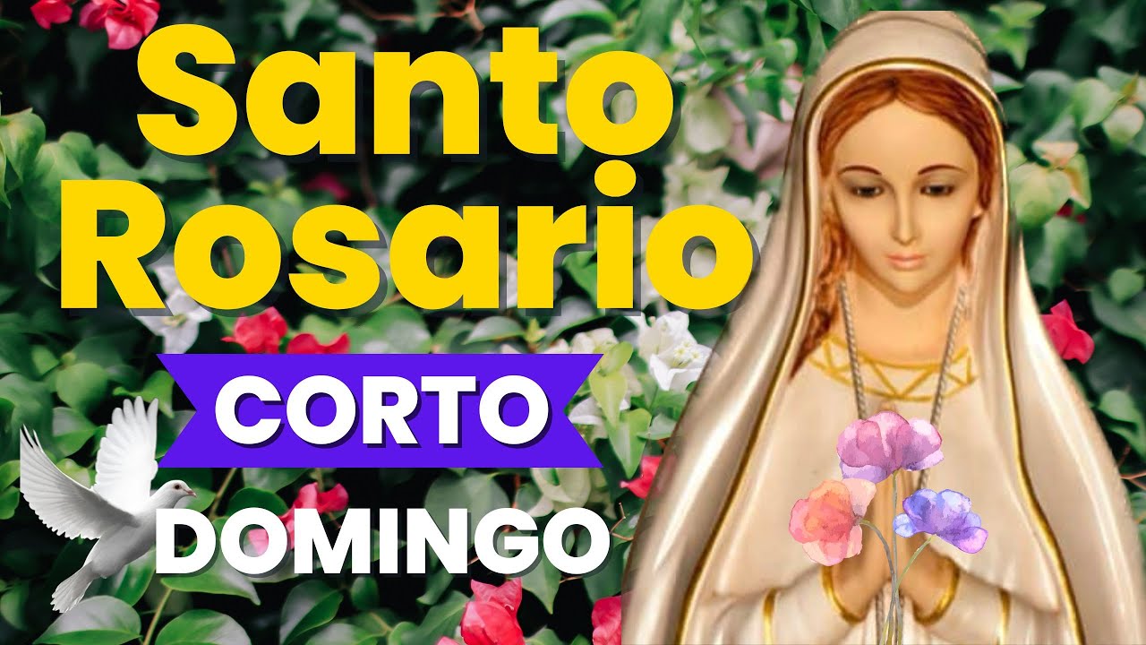 Santo Rosario CORTO, misterios Gloriosos Domingo 19 de mayo del 2024 🙏🏼 ...