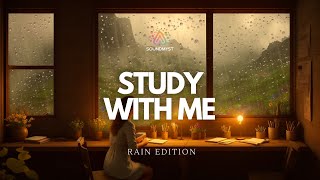 Study Session Rainstorm 📝🌧️ | ASMR with Thunder & Writing