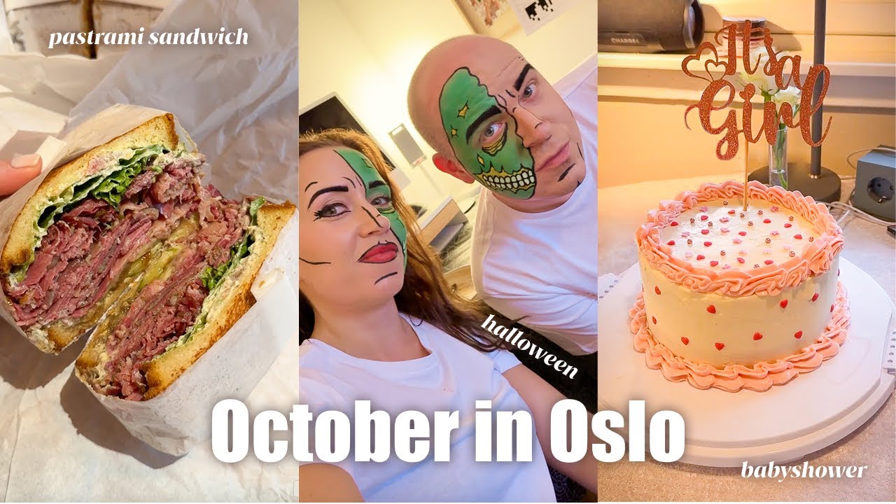 Октябрь в Осло / Хэллоуин, вечеринка по случаю рождения ребенка, фотосессия