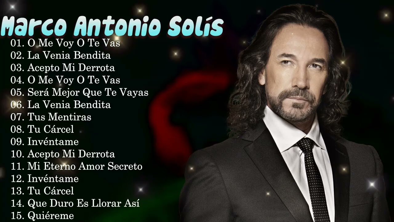 Marco Antonio Solís Top 15 Mejores Canciones 2026 | Clásicos Románticos | Más Que Tu Amigo
