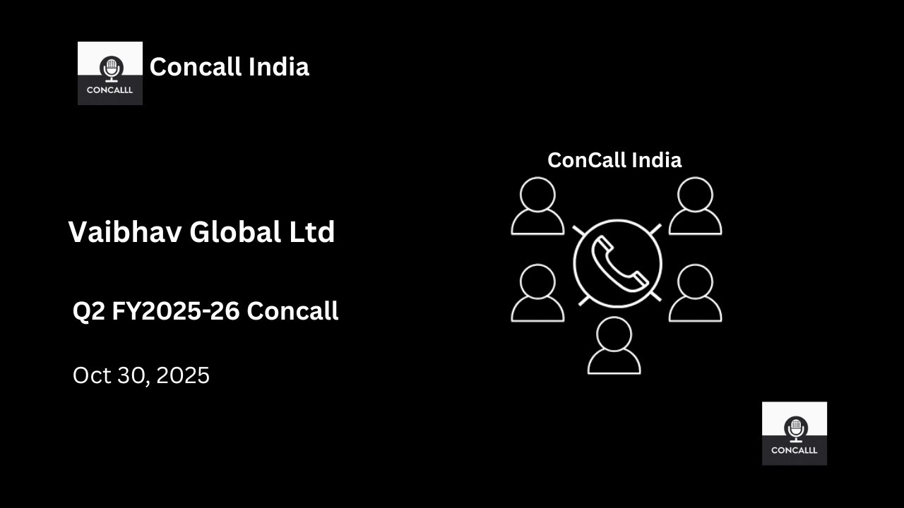 Vaibhav Global Ltd Q2 FY2025-26 Concall