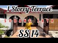 FACING OPEN & WALKING DISTANCE TO LRT-Single Storey Terrace SS14 Subang Jaya