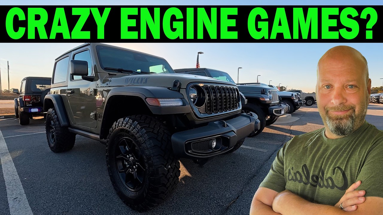 Компания Jeep играет в безумные игры с двигателями Wrangler 2026 года?