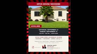 OPEN HOUSE: 2215 W. 132nd Street | September 12 & 13