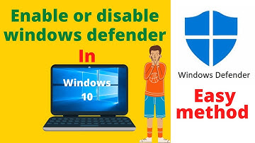 How to enable or disable Windows defender || Win 10 || Windows Security || 2021