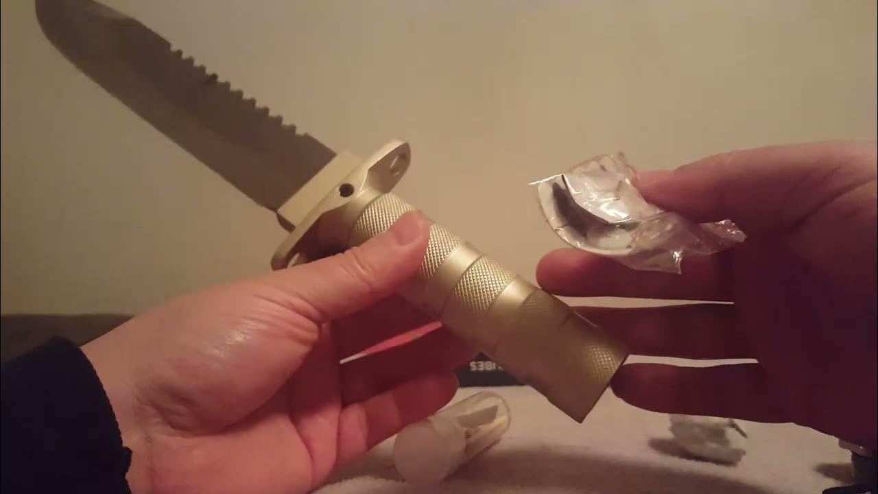 Harbor Freight Survival Knife Kit Upgrade. YouTube