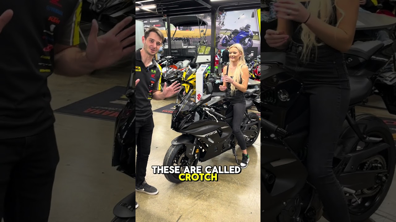 ЧТО с ней делает этот мотоцикл?! 