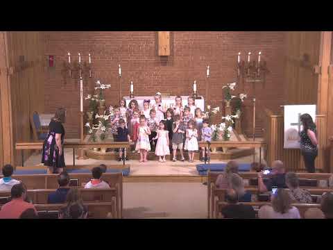Holy Cross Lutheran Preschool Children Singing - April 24, 2022